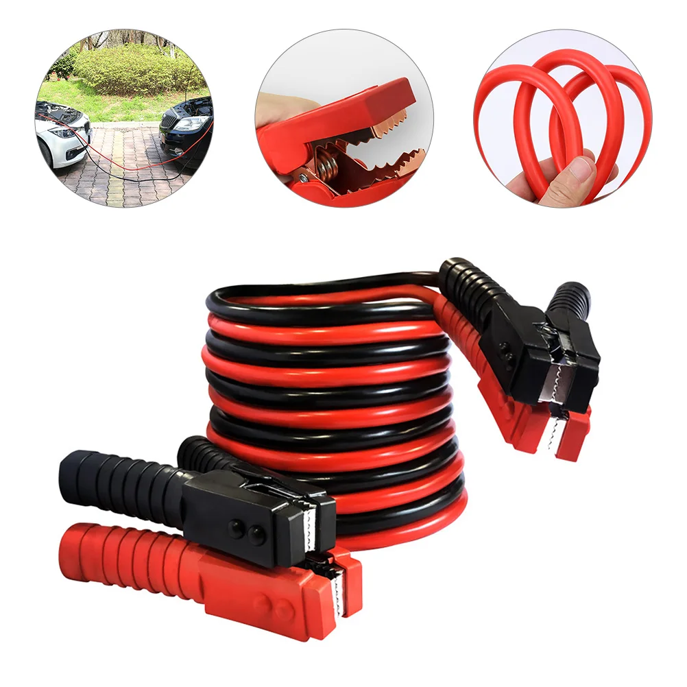 Connecting Cable Jumpers Cables for Starting Heavy Duty Booster Line Car Power Wire Kit Truck Pvc Emergency