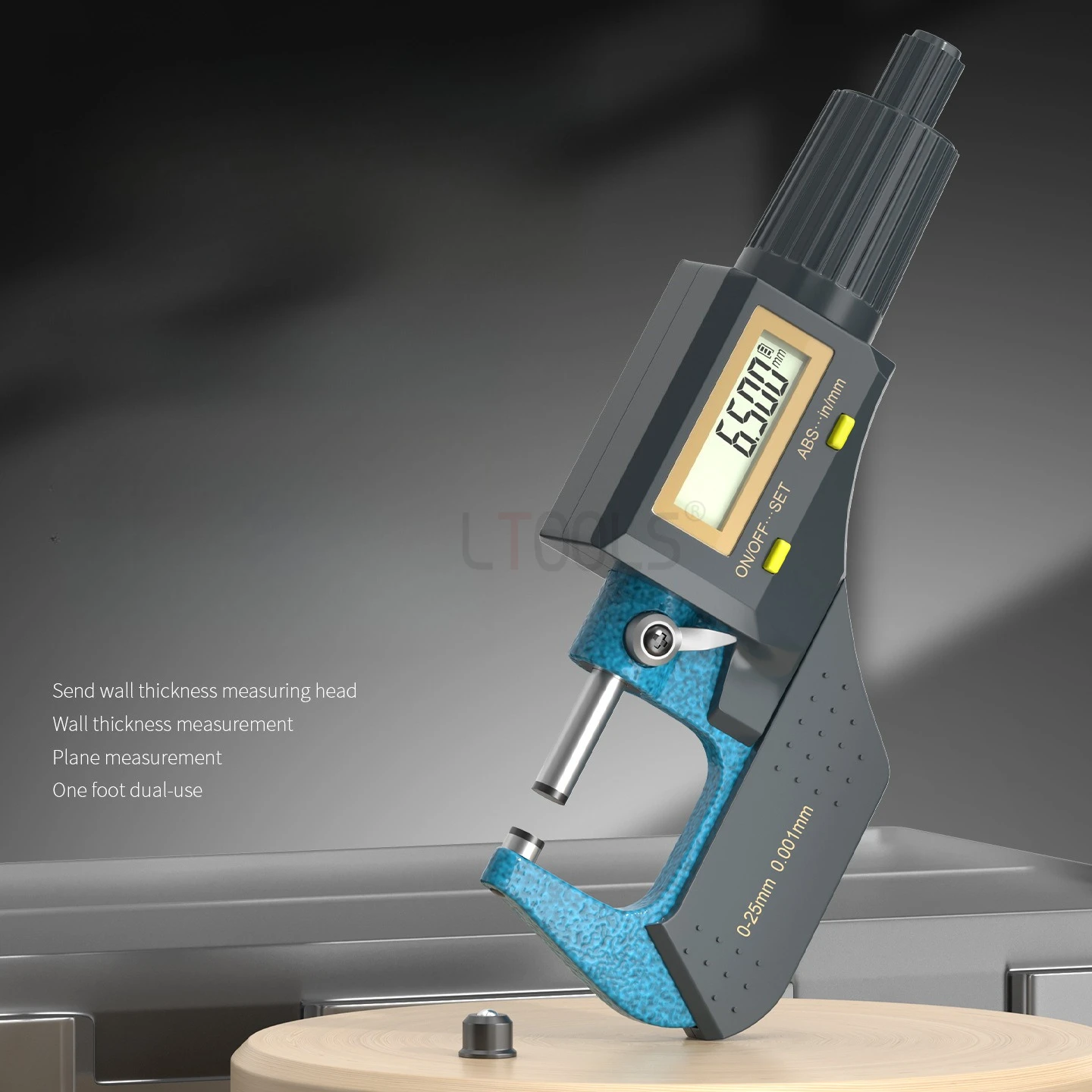 

Digital Micrometer Caliper High Precision Outer Diameter Vernier Caliper Precision Thickness Imperial Metric Scale Ruler Tools
