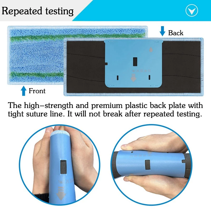 12 szt. Mokre podkładki akcesoria do Irobot Braava Jet M6 (6110) (6012) (6112) (6113) Robot Mop zmywalny i wielokrotnego użytku