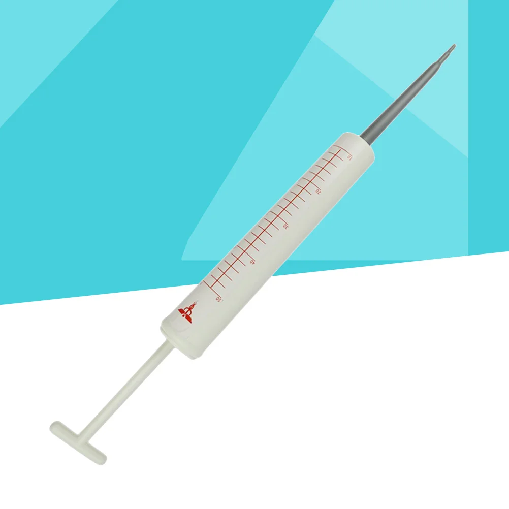 Giant Syringe Toy Novelty Fake Injector Halloween Prop (51 x 51cm) - White syringe prop fake syringe with needle