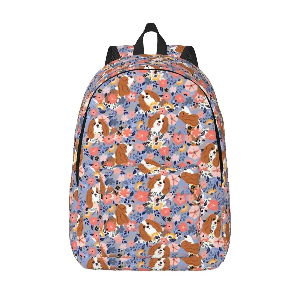 

Cute Cavalier King Charles Spaniel Garden Backpack Men Women Casual Hiking Travel Daypack Cartoon College Shoulder Bag Durable