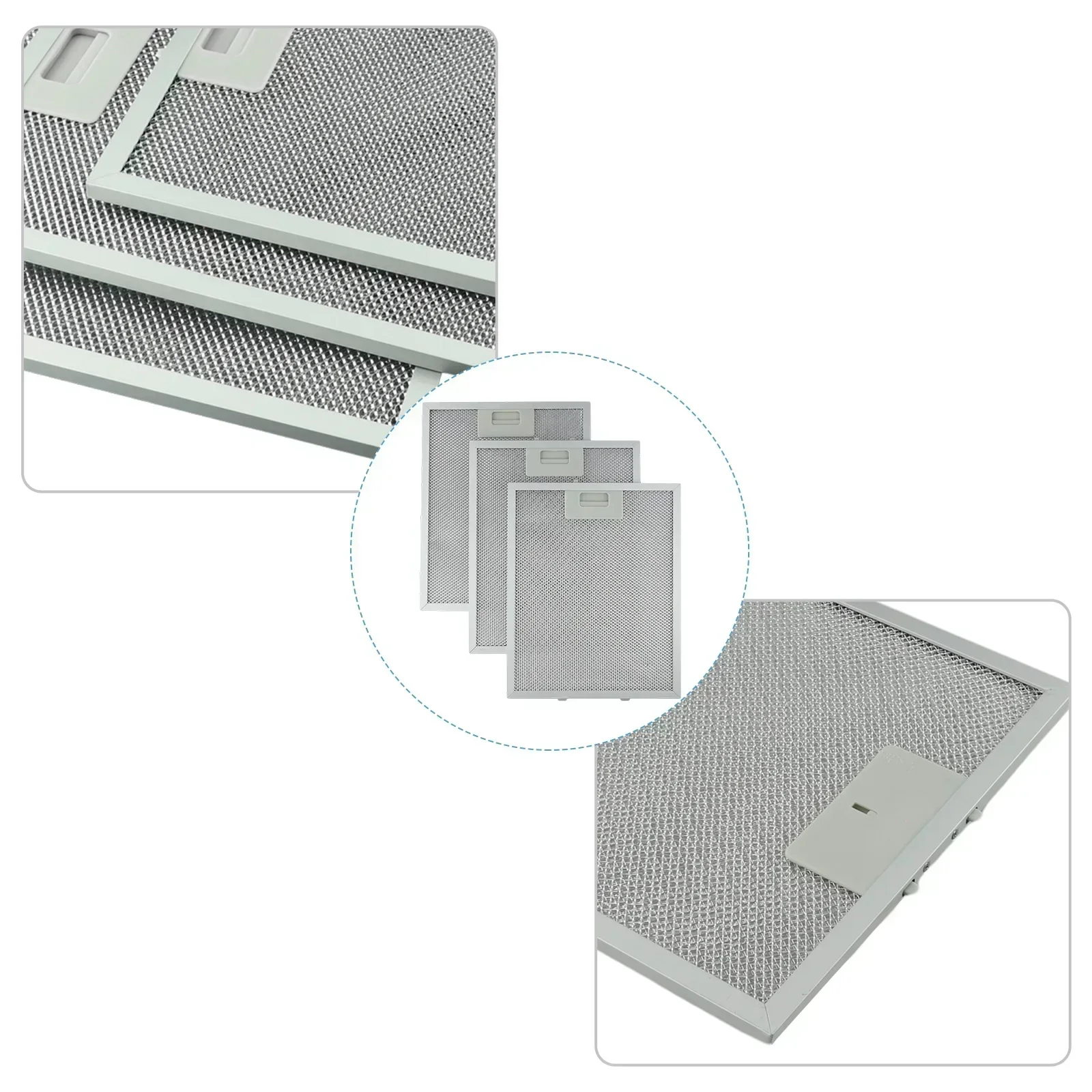 Practical Silver Cooker Hood Long-Lasting Safe And Health Special Decoration Easy Installation Easy To Clean Silver