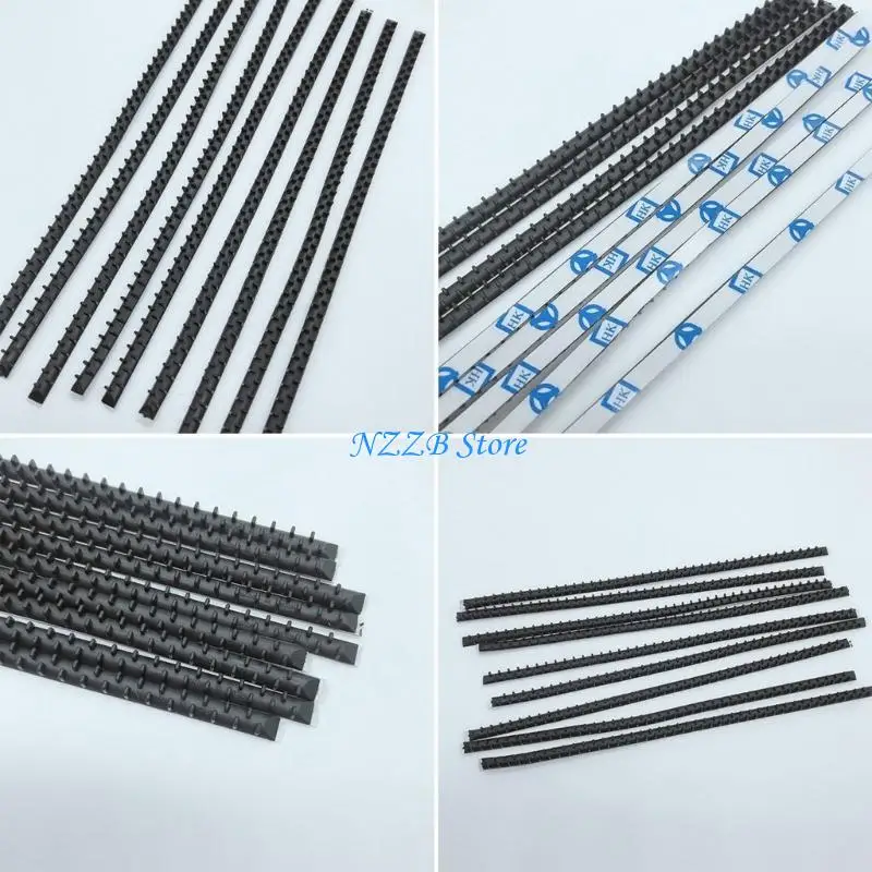 

T21F Pack of 10 Hairpin Anti Slip Teeth for Hair Accessories Stylish Hairband Jewelry