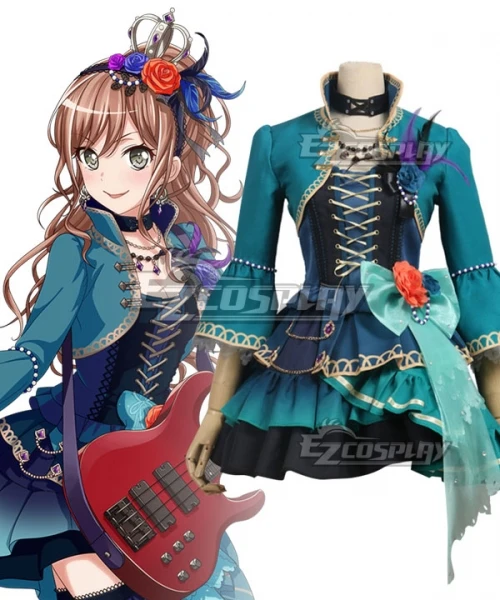 BanG Dream! Roselia Opera Of The Wasteland Imai Lisa Women Party Lolita Skirt Role Play Halloween Cosplay Costume E001