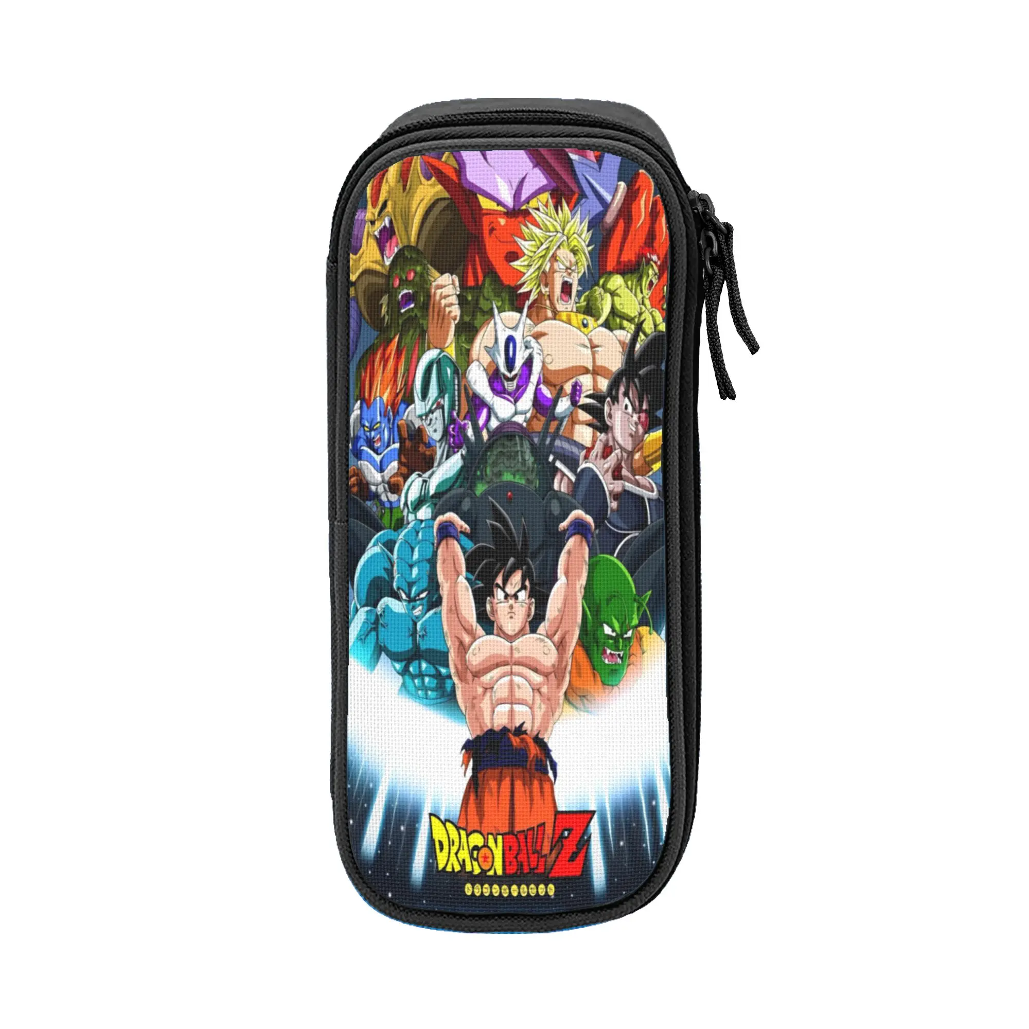 

Large Capacity Pencil Case DBZ dragonballz d-dragon-ball-l Office Accessories Double Layer Pencil Box Girl Make Up Bag