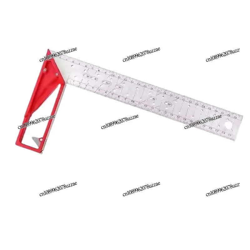 

Угольник из нержавеющей стали 90 градусов для деревообработки, с разметкой 45 градусов, 353 [25 см]