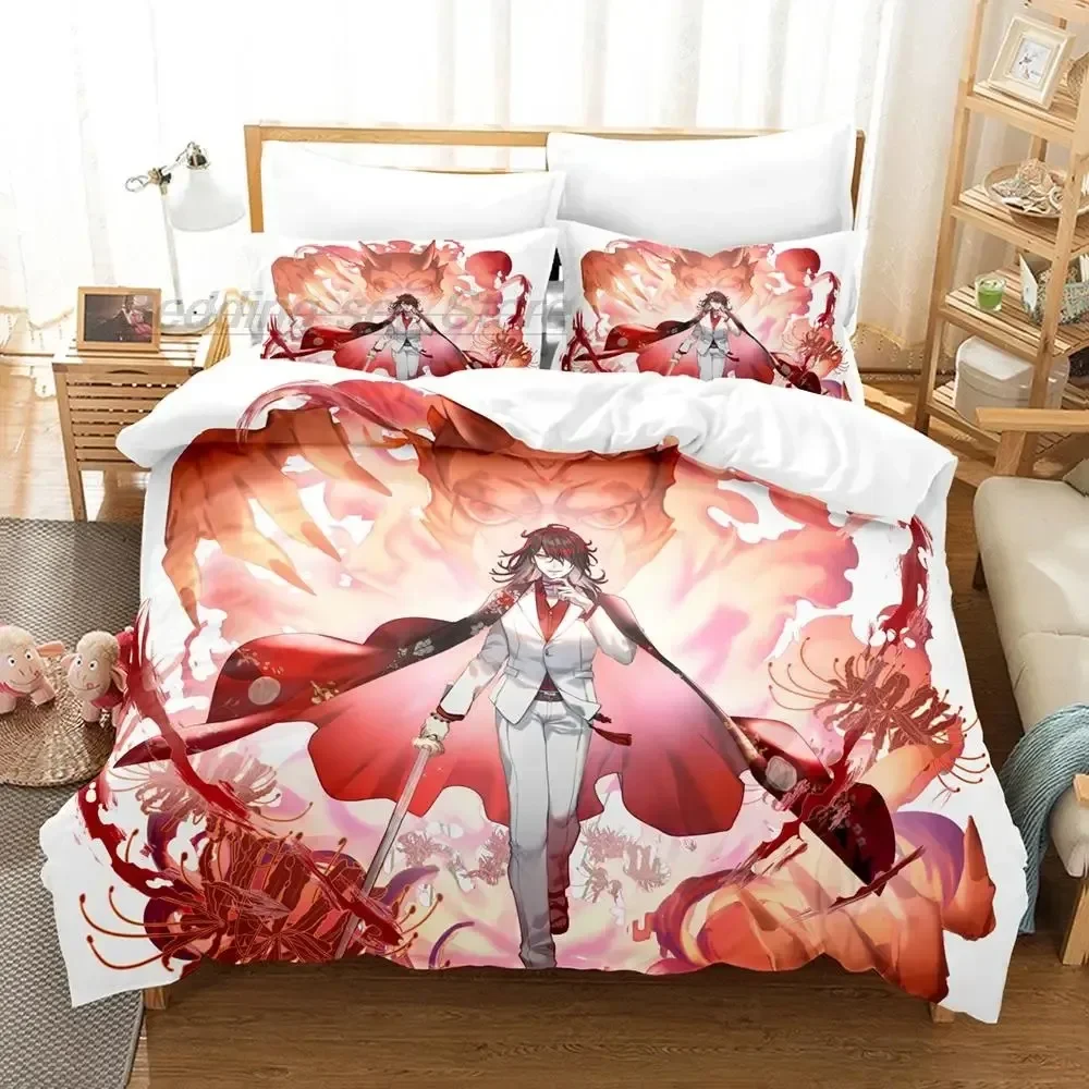 Couette Imprimée Enfants Hololive Vox Akuma Bedding Set Single Twin Full Queen King Size Bed Set Aldult Kid Bedroom Duvet Cover