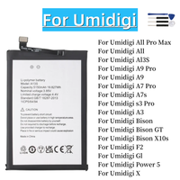 2024 NEW Battery For UMI Umidigi A11 A13S A11 Pro Max A7 Pro A7S A9 Pro S3 Pro A3 Bison GT X10S F2 G1 Power 5 X +tools