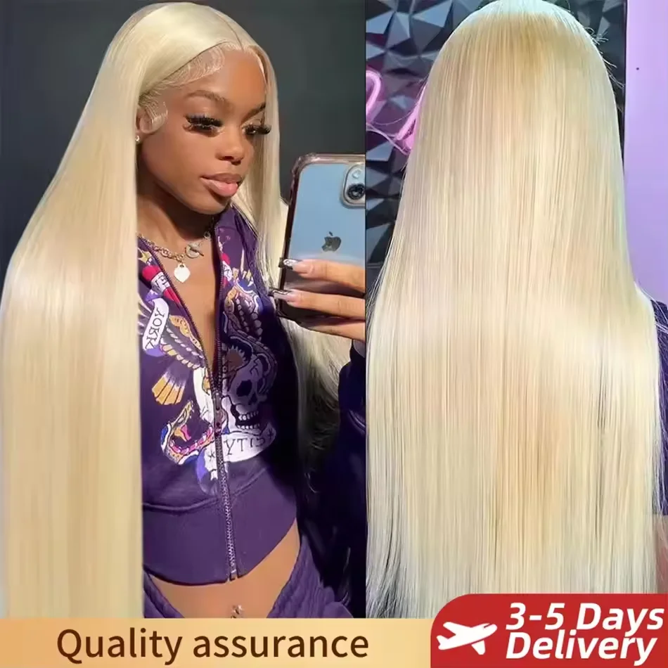 38 Inch Long Straight Blonde 613 HD Lace Frontal Human Hair Wig 13x4 Lace Front Colored Wig 13x6 Human Hair Wigs For Women