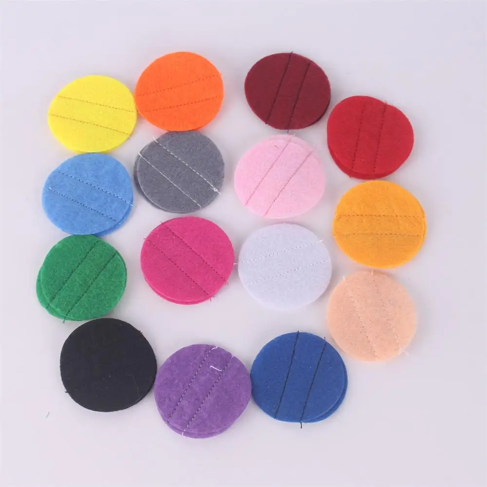 

Beautiful colored non-woven fabric circular felt DIY sewing scrapbook handmade accessories various colors sizes to choose from