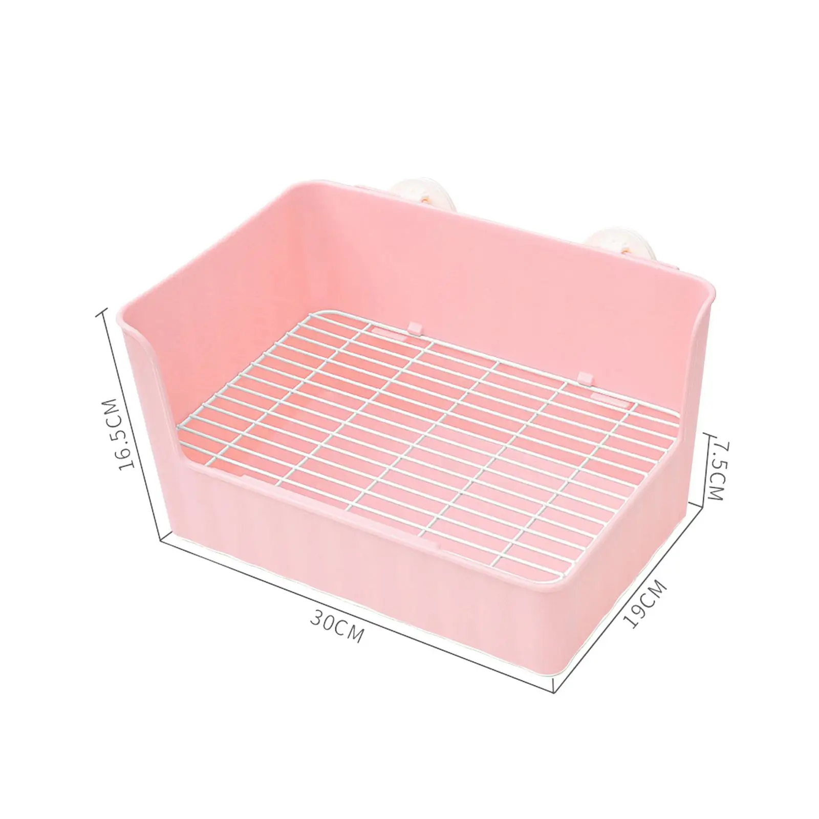 Rabbits Potty Trainer Tray Corner Litter Bedpan Bedding Box Pet Pan