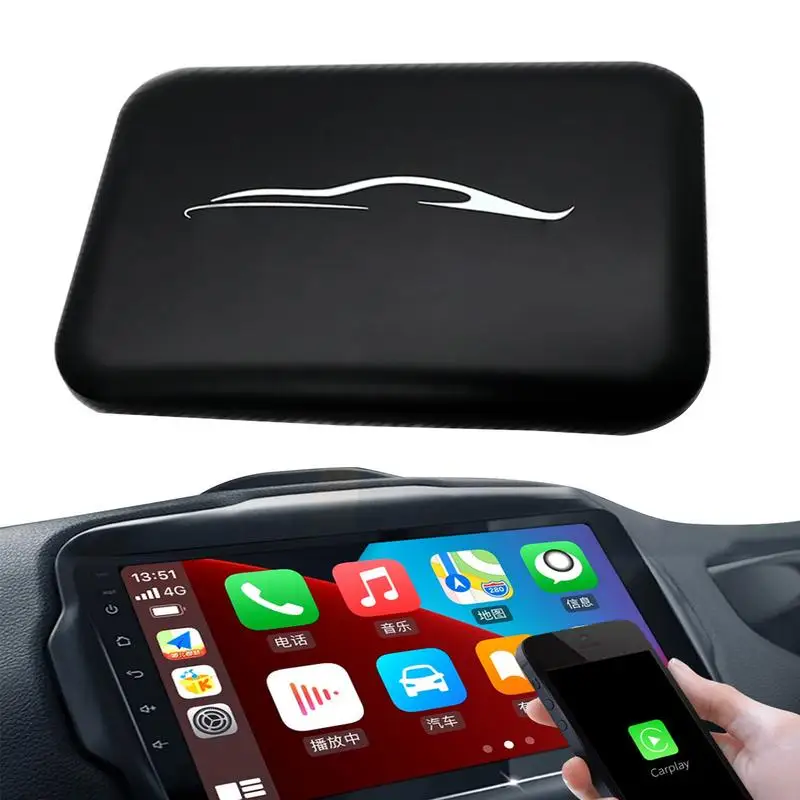 

Wireless Car Play Auto Adapter Dongle ForApple Auto USB Support Refit Multimedia Player Blue Tooth Mirrorlink Netflix