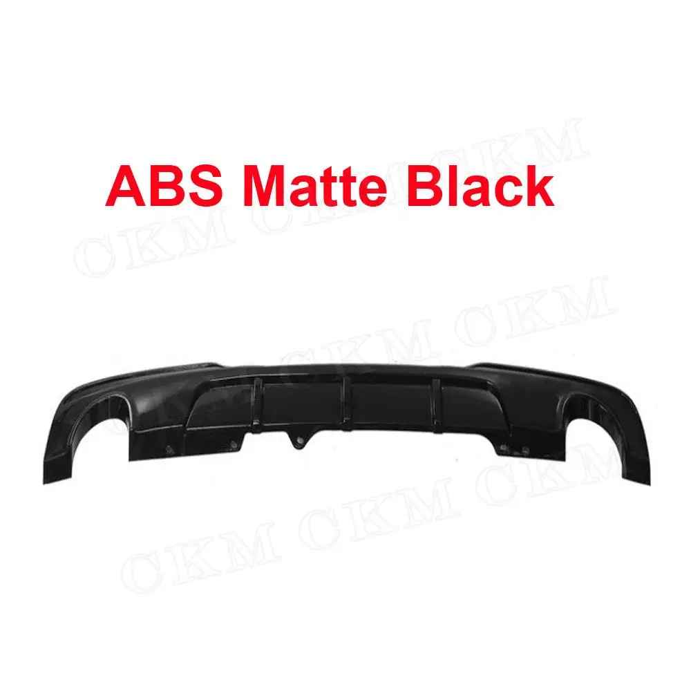 ABS Material Rear Bumper Lip Diffuser For BMW 5 Series F10 F18 M Sport M Tech Sedan 2011-2017