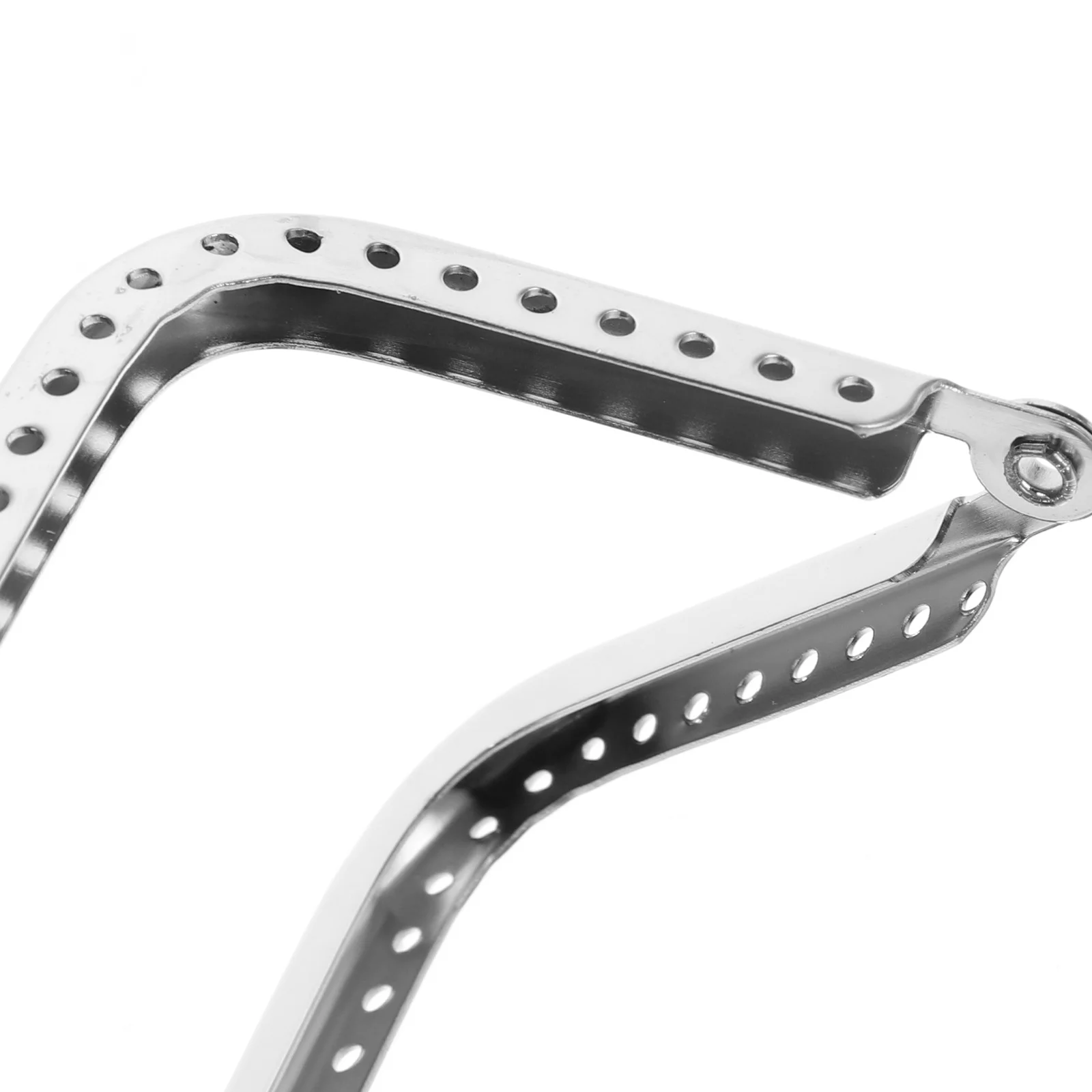 

6PCS Gold mouthed Clip Purses Kiss Lock Frame Clutch Metal Purse Embossed Bag Accessories Wallet Shoulder Straps