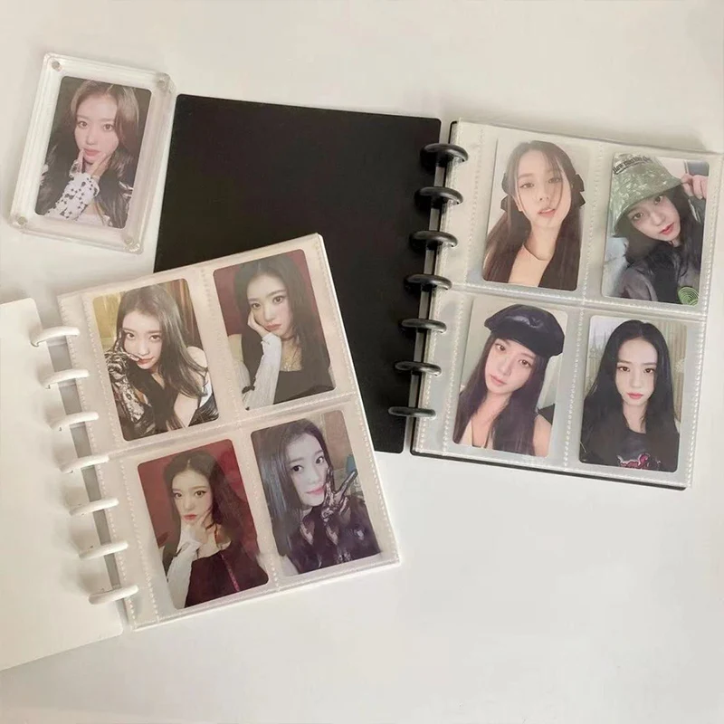 Binder Photocards Holder Kpop Album for Photographs Book Binding Machine Idol Cards Collect Book Photo Card Binder Album