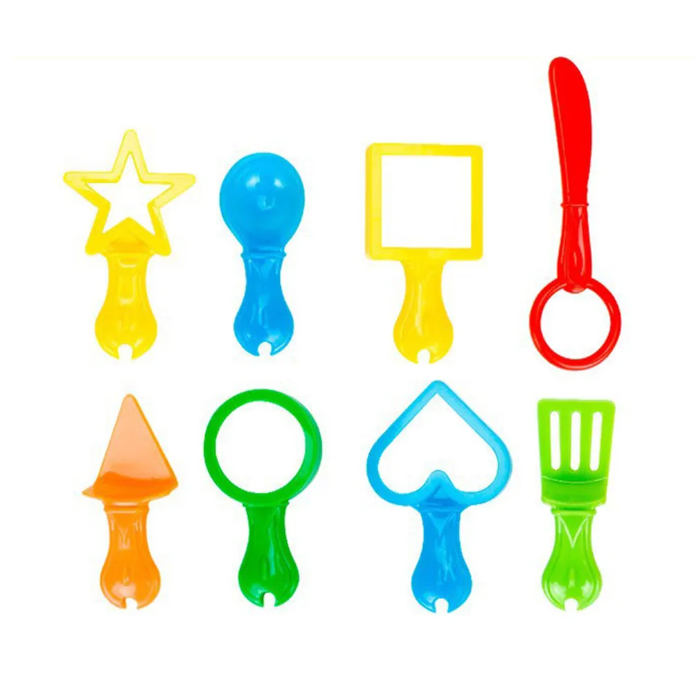 Conjunto de 15 peças para crianças, conjunto de ferramentas para massinha, kit de moldes de plasticina, modelagem criativa, corte e artesanato.