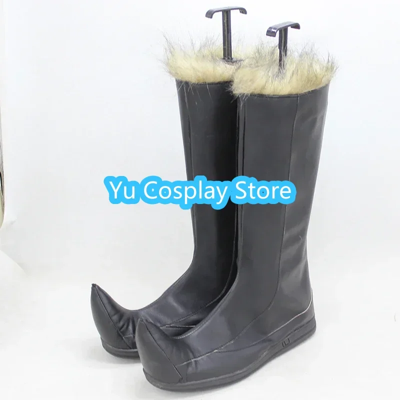 Kristoff PU couro Cosplay sapatos, Botas de Halloween, Adereços Custom Made