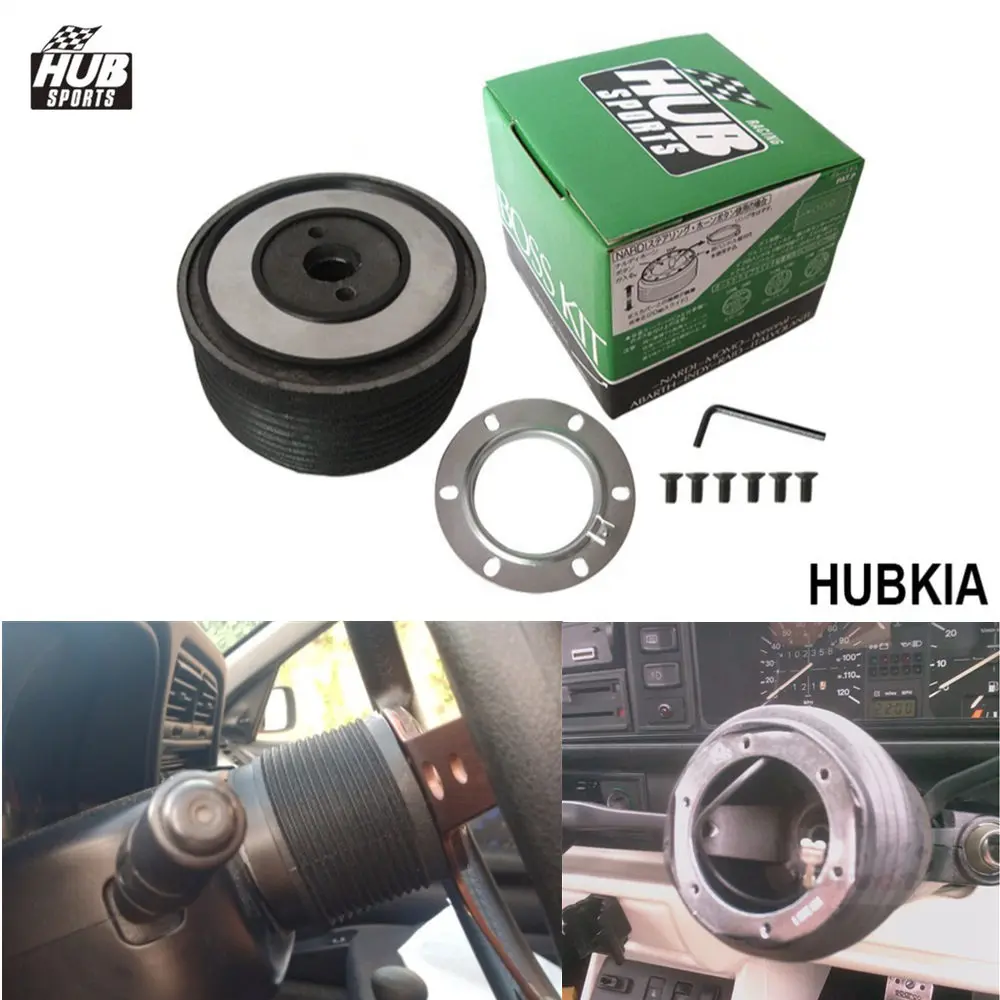 Hubsport 6 Bolt Hole Racing Steering Wheel Hub Adapter Boss Kit For KIA Sorento Sephia Opirus Sportage HUBKIA