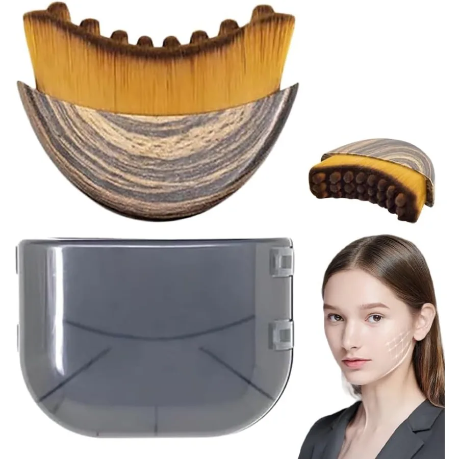

New Lymphatic Contour Face Brush, Lymphatic Drainage Massager for Face, Ergonomically Designed to Fit The Skin Precisely and Re