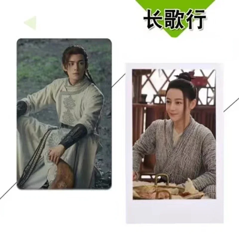 100PC No Repeat Re Ba Wu Lei Zhao Lusi Liu Yuning HD Poster Lomo Cards Pai Li De The Long Ballad Photos Meal Bus Card Stickers