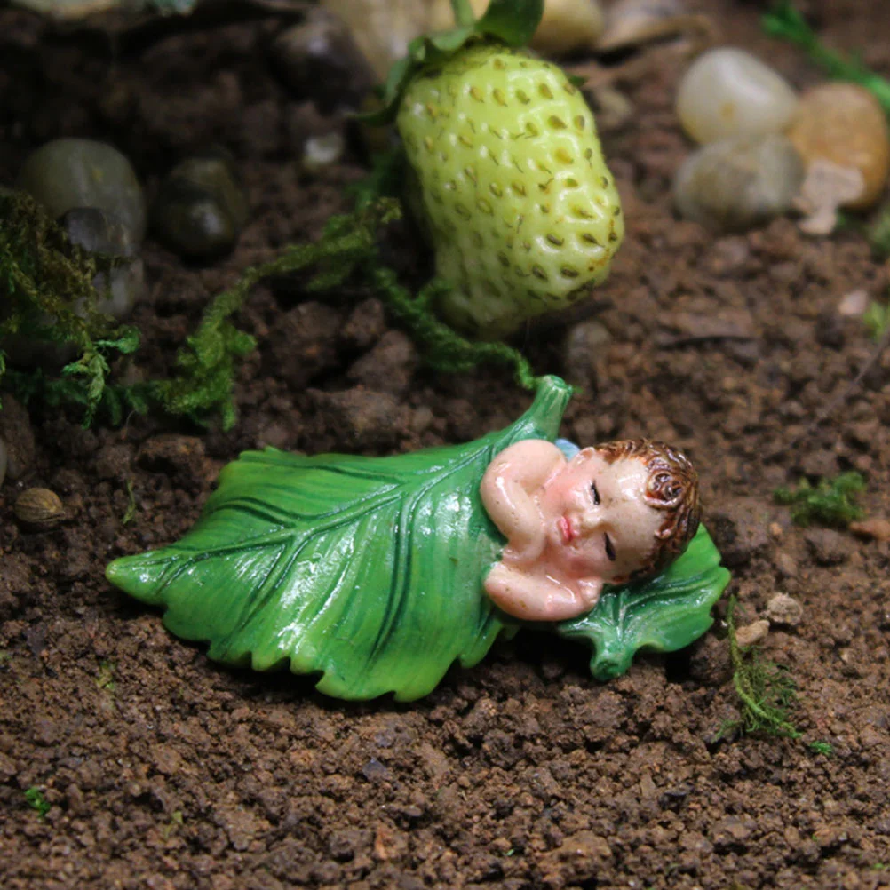 

Fairy Statue Ornament Tiny Craft Decor Figurines Birthday Gift Garden Model Accessories Baby Desktop Landscaping