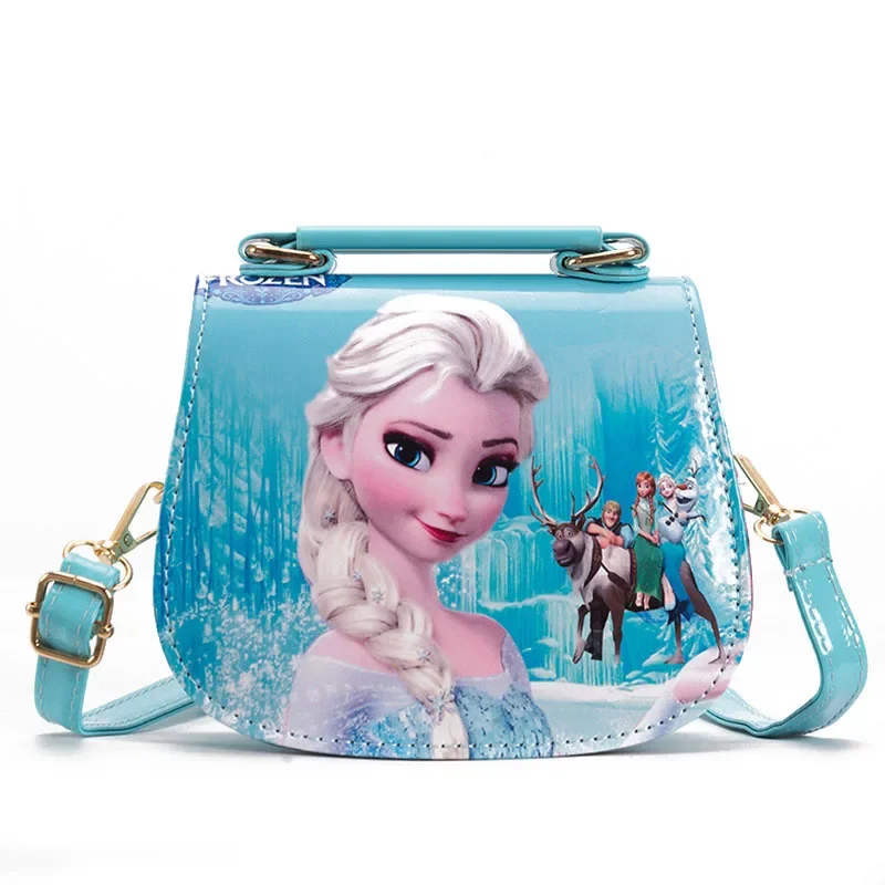 New Trendy and Fashionable Children's Bag with Cartoon Cute Girl Princess Pattern Korean Version PU Single Shoulder Crossbody