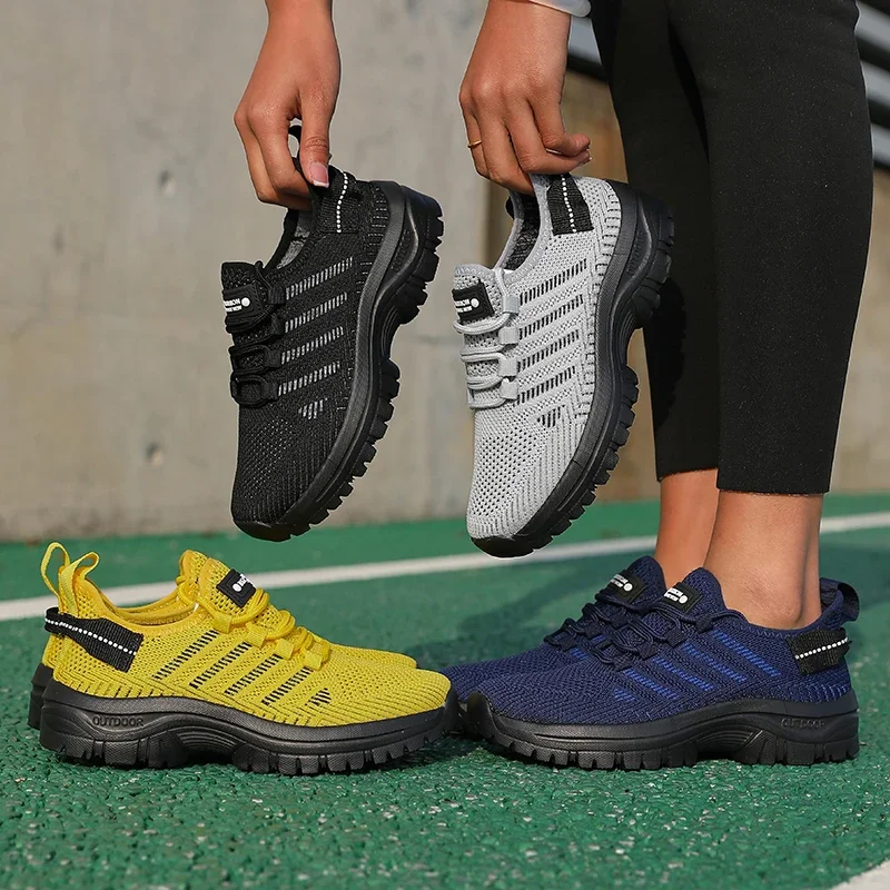 Outdoor Women's Sneakers Anti Slip Comfortable Breathable Vulcanize Shoe Fashionable Jogging Trainers New Tenis De Luxo Feminino