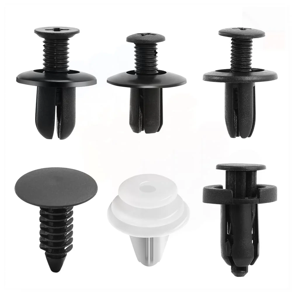 

6 Size 100pcs Auto Fastener Clip Mixed for Ford Shelby SYNus King GTX1 Freestyle Fairlane Equator