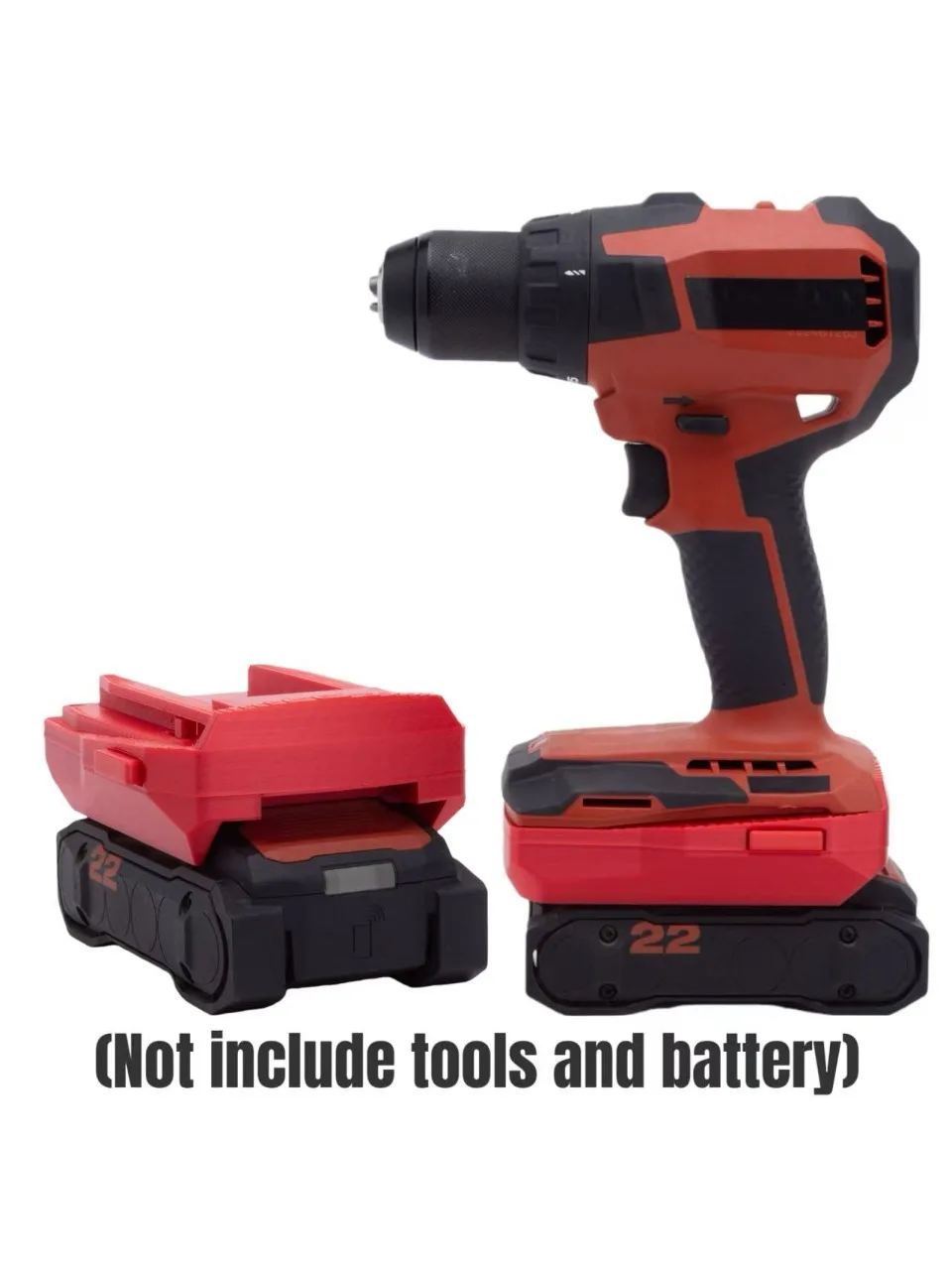 Adapter baterii Hilti Nuron do konwersji na narzędzia HILTI serii B22 oraz uchwyt baterii DIY 14AWG (bez narzędzi i baterii) — 2