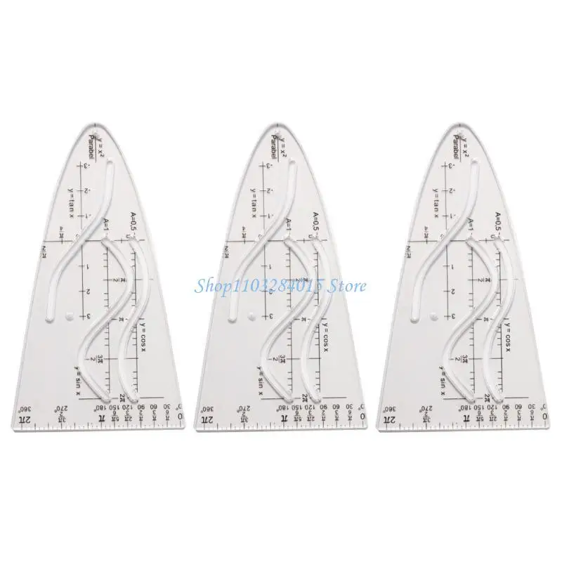 

R6FF Параболический шаблон Математика Параболический трафарет Косинусная линейка Параболическая линейка Студент