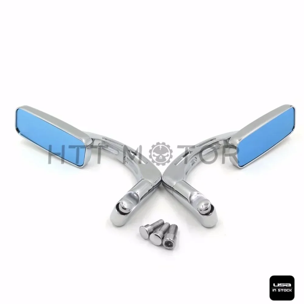 

Мотоциклетное прямоугольное зеркало заднего вида 8 мм/10 мм для Honda CB1000R Shadow Yamaha Suzuki, уличный велосипед, крейсер и чоппер