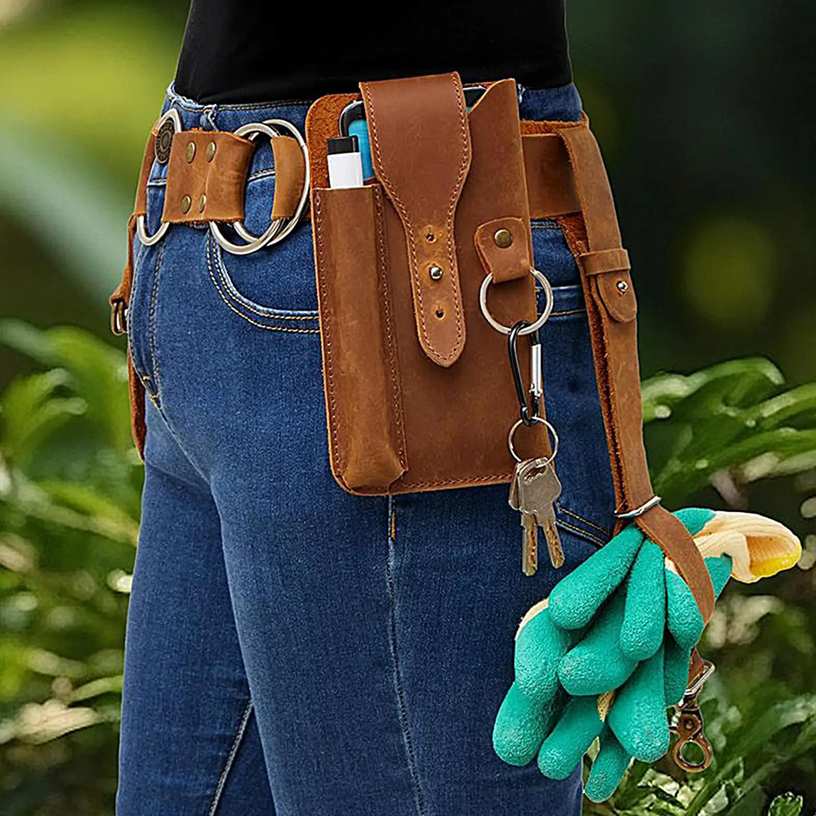 gardening-tool-belt-multi-pocket-garden-waist-pouch-waist-apron-with-pockets-for-gardeners-growers-landscapers-homeowners-lawn