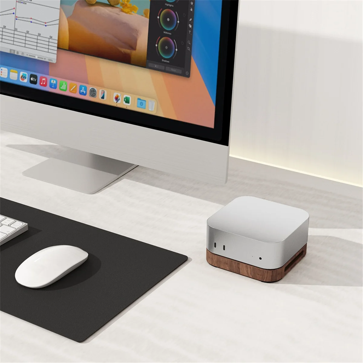

Efficient Desktop Base Stand for 2024 Mac Mini M4/M4 Pro