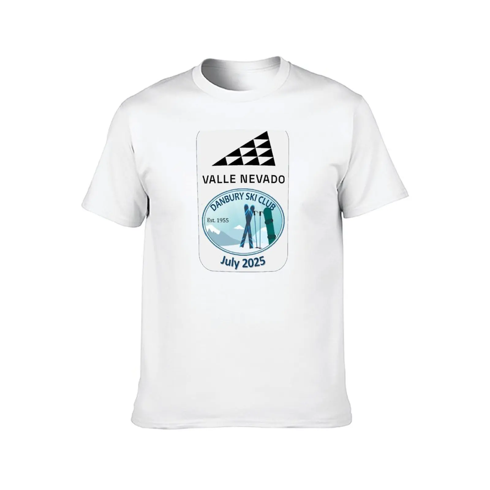 Valle Nevado Chile 2025 Trip Logo T-Shirt man t shirts for men casual t shirts for man pack white