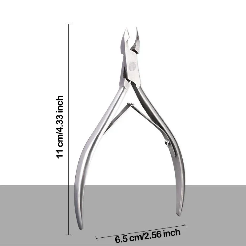Professional Nail Nipper  Stainless Steel Cuticle Nail Clipper Art Manicure Pedicure Care Trim Plier Cutter Beauty Scissors Tool image 6
