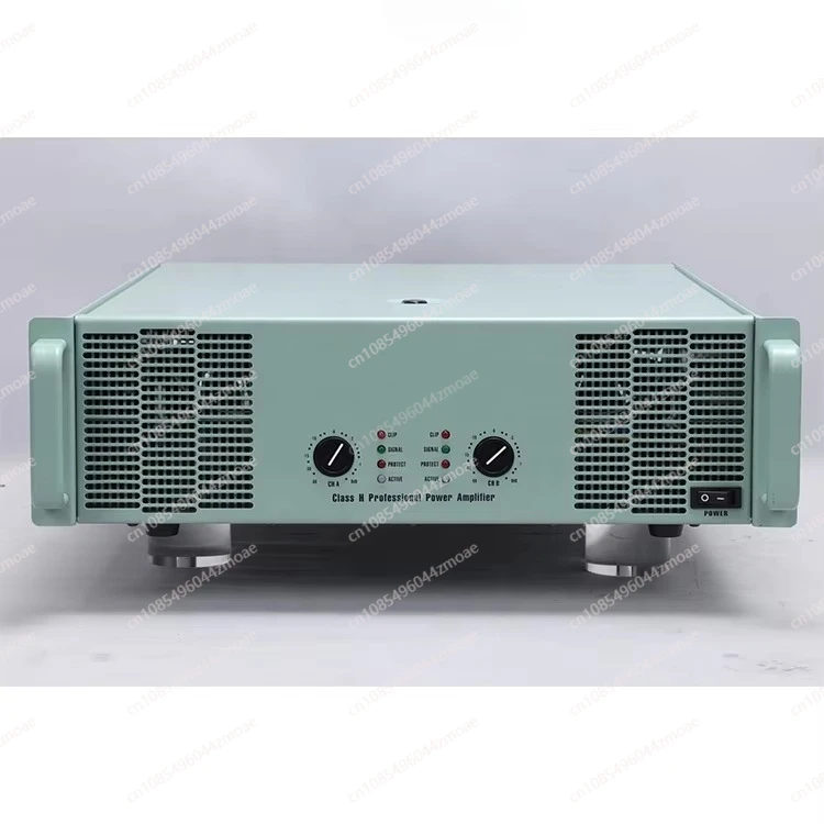 

39.2 Amp CA Amplifier Green Panel 3U 2-Channel Class H Amplifier Audio Outdoor Performance Professional Power Amplifier