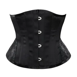 Gothic Corsets and Bustiers Steampunk Corset Top Short Torso Corset Hourglass Curve Shaper Modeling Strap Slimming Waist Trainer