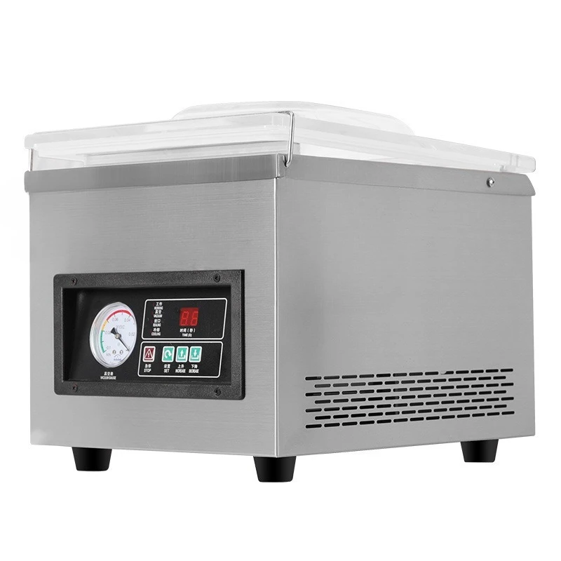 DZ-260 Desktop Vacuum Packaging Machine Food Preservation Vacuum Single Chamber Vacuum Machine Packaging Machine Commercial