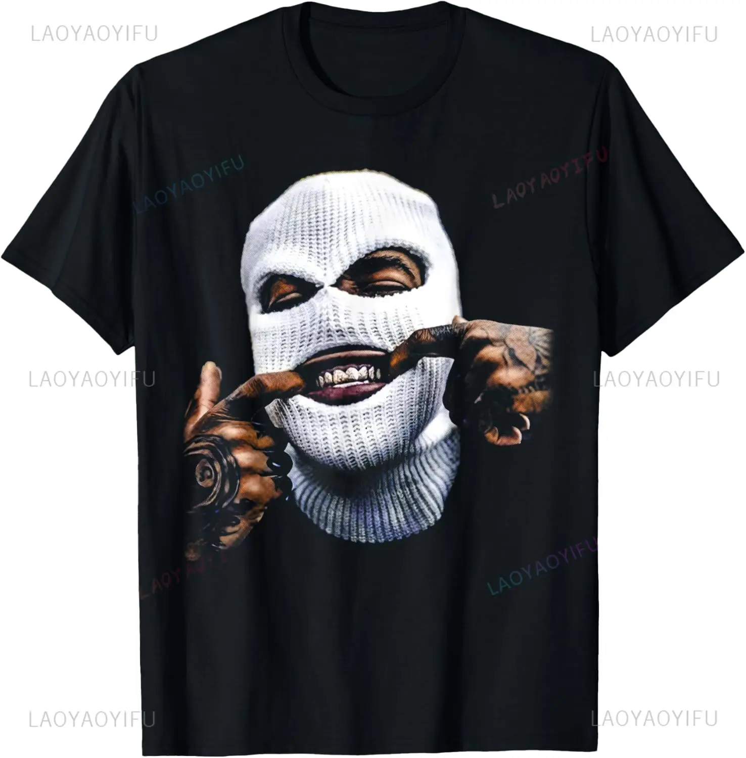 FUNNY GANGSTER GANGSTA HIP HOP HIPHOP GOLD TEETH HUSTLE T-Shirt