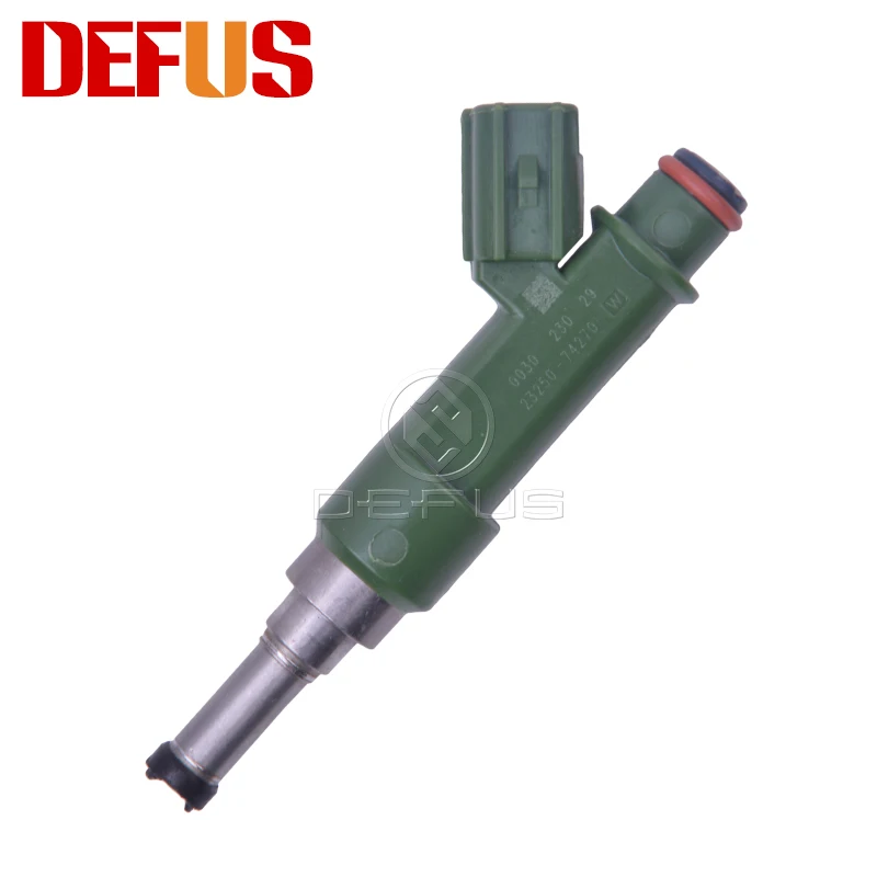 

DEFUS 4 шт. энергосберегающие и низкие потребления топливных форсунок OEM 23250-74270 для бензиновых топливных форсунок Toyota 23250-74270