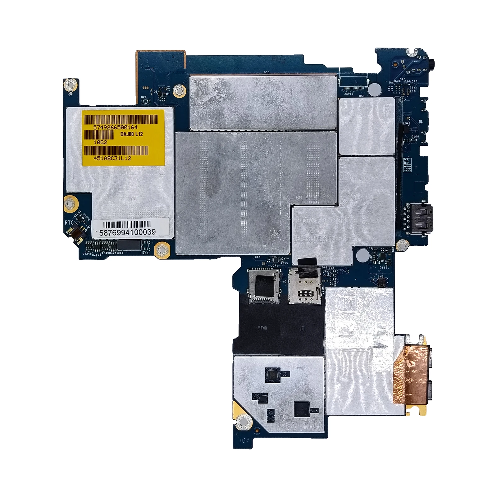 LA-F371P For Dell Latitude 5290 2-in-1 Laptop Motherboard With I5-8250U i5-8350U CPU RAM 8GB 0JP7C1 0RD1TX 0T37MJ Mainboard