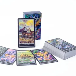10.3*6cm The Enchanting Earth Tarot - Animal Tarot Cards 80 Cards Watercolor Fully Illustrated Tarot Cards