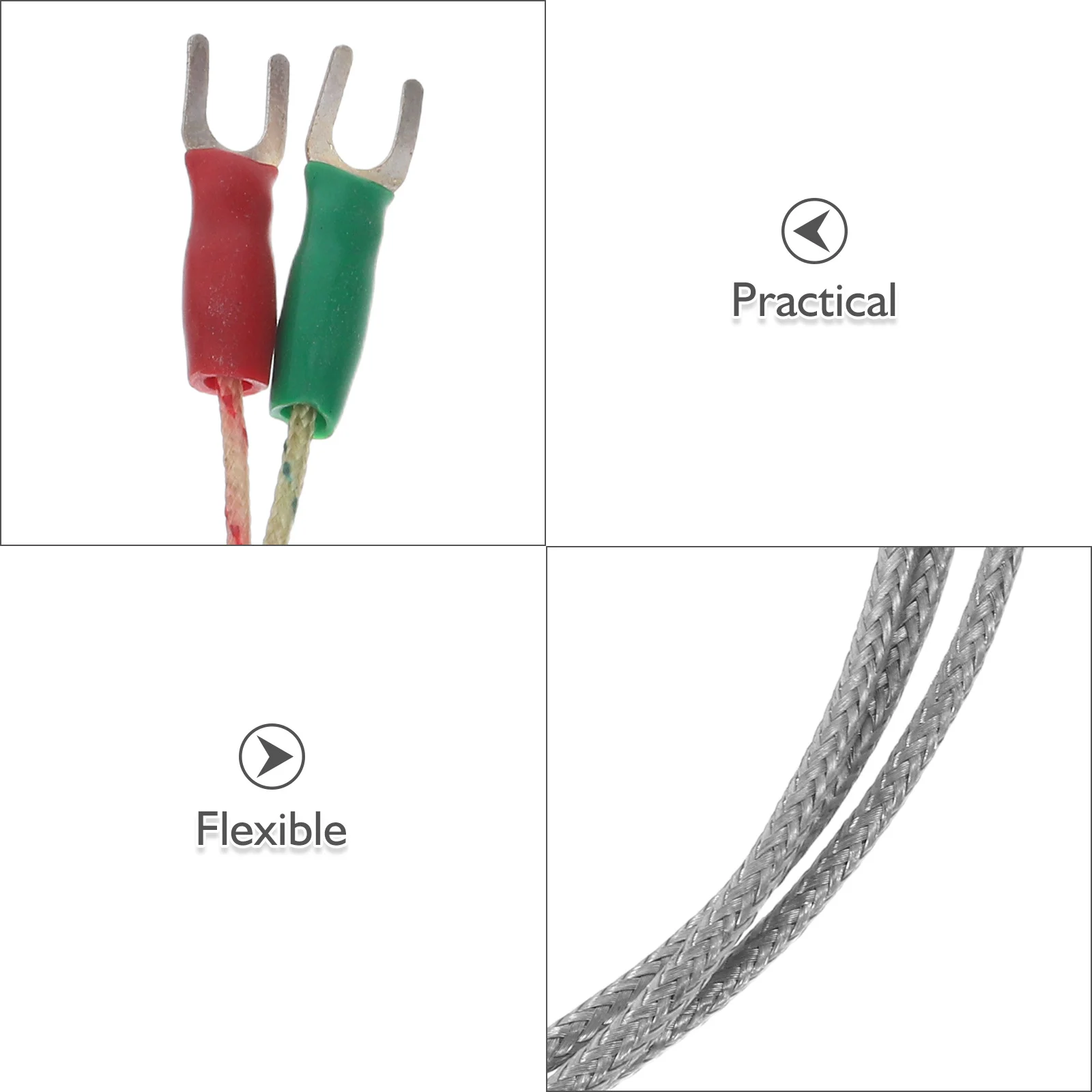Датчик температуры типа K, высокоточный, быстрый отклик, тонкий для духовки, печи, пищевой промышленности, промышленного управления