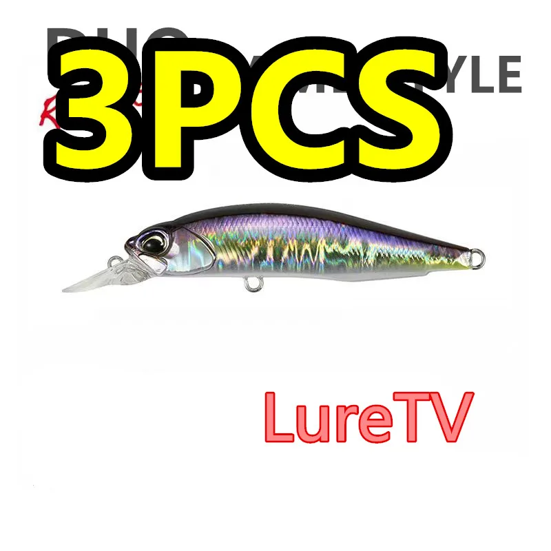 

LURETV DUO SAME STYLE Япония REALIS ROZANTE Подвесной насос Stop Mino 6,5 см 4,8 г Поверхность воды изогнутая мандариновая рыба ложная приманка 3 шт.