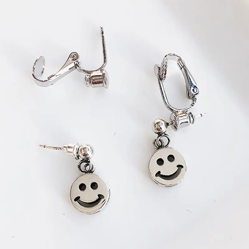 ZB 2 Pieces/set Pierced to Clip On Earring Converters Components Findings for Non-Pierced Ears Jewellery Making Crafts