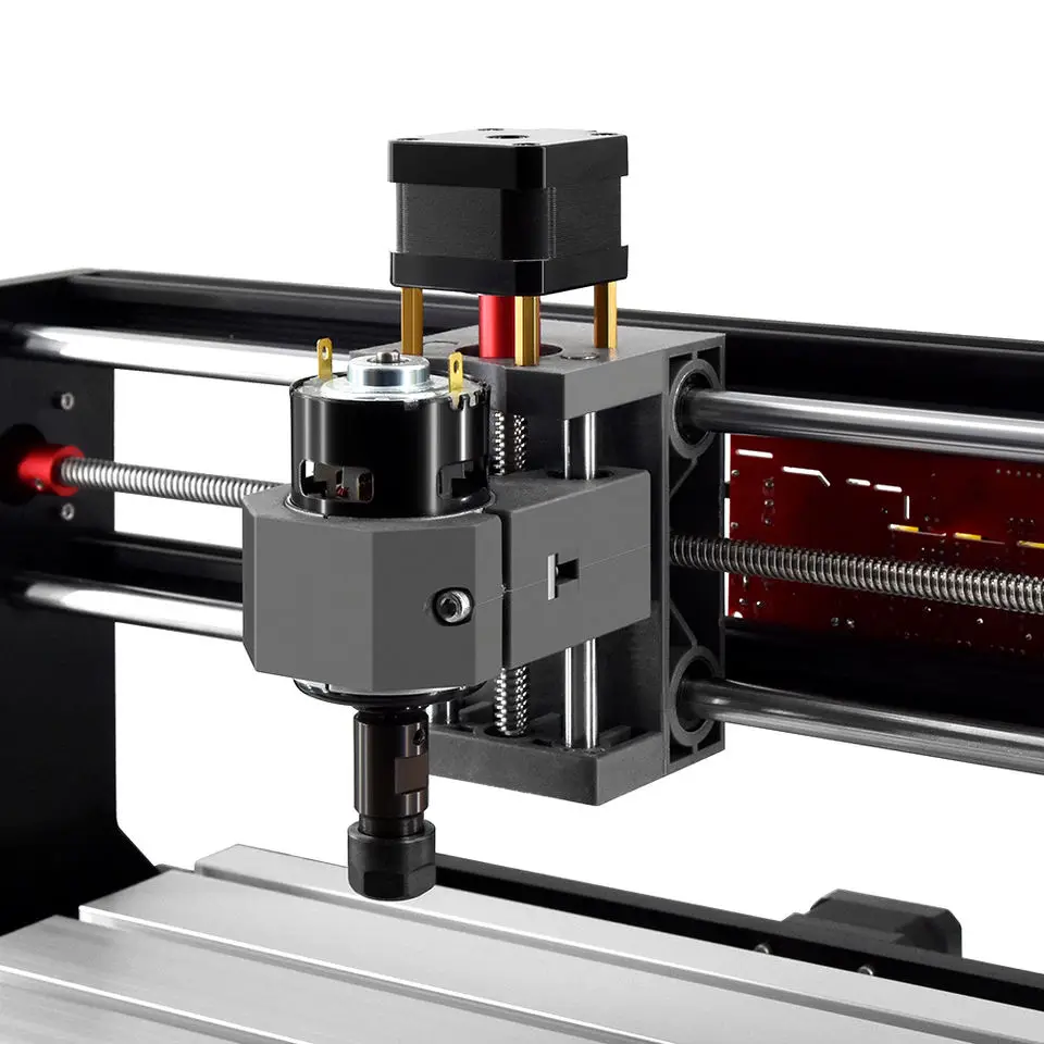 ActionLasers Newest High-performance 3018 CNC Mini Engraving Machine 3040 Wood Router 3D Carving Pro 3018 CNC Wood Router Retail view 4