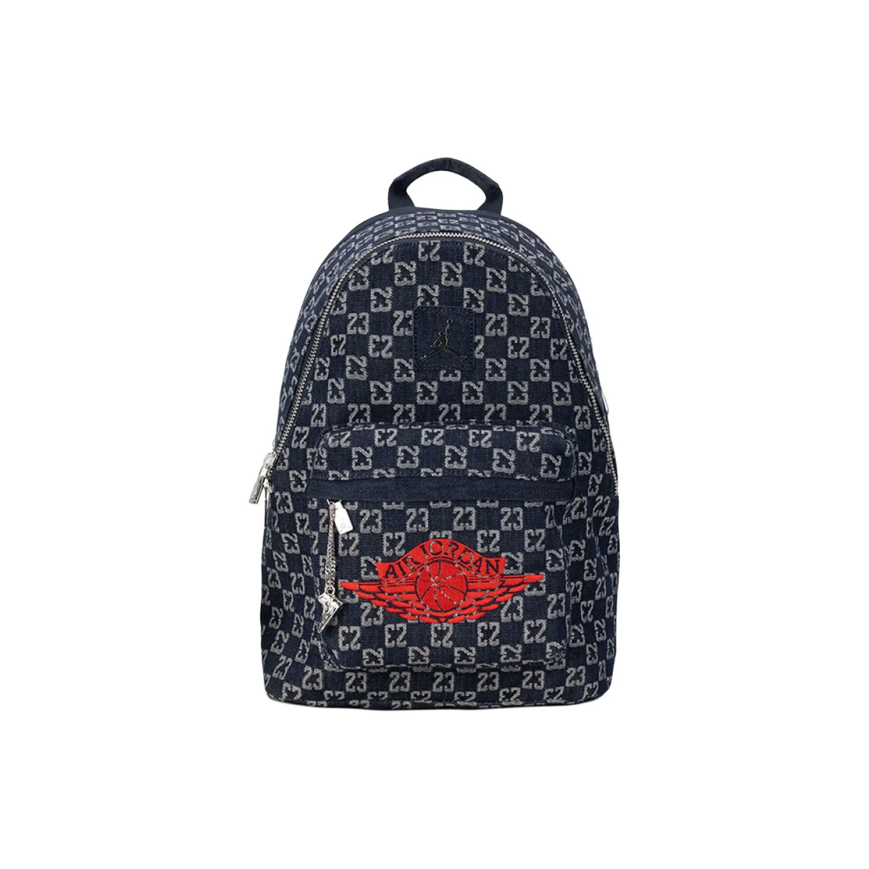Sac à dos en coton Jordan Monogram pour homme, denim foncé