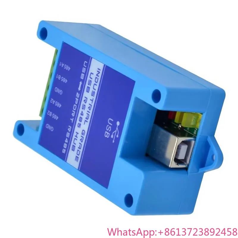 

Usb To 485 Converter Industrial Grade 2 RS485 To Usb Module Lightning Protection Compatible Win7/8/10