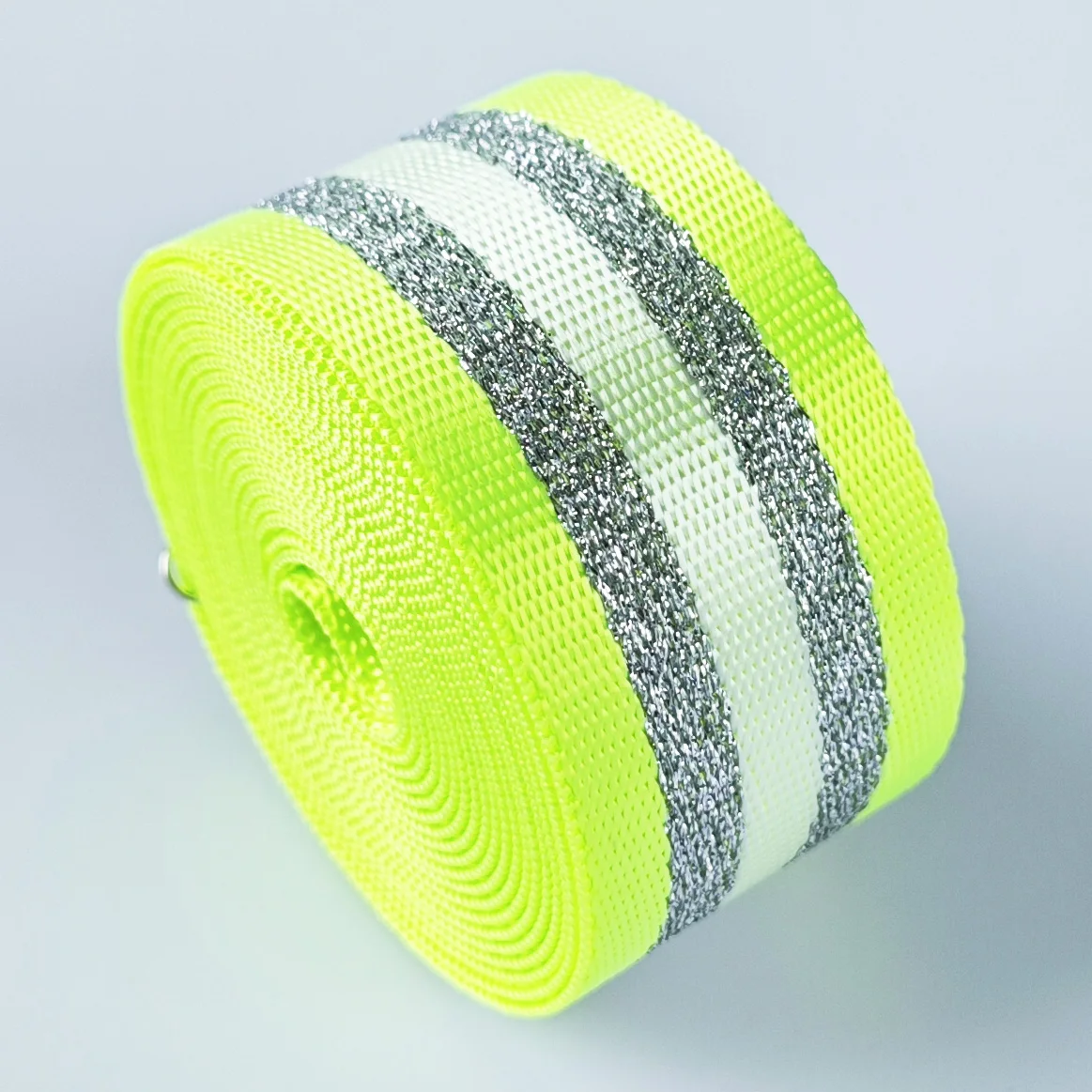 3 Yard 1,5 inch/3,80 cm Lurex Strip Jacquard Nylon Webbing Band voor Handtas DIY knutselen