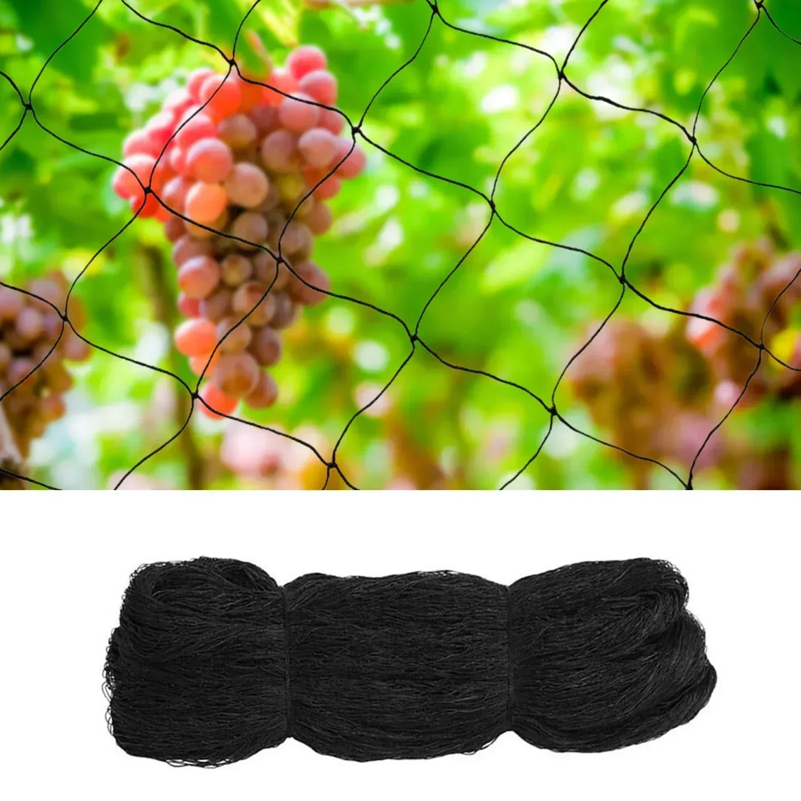 100' x 50' Heavy Duty Garden Netting with 1.97